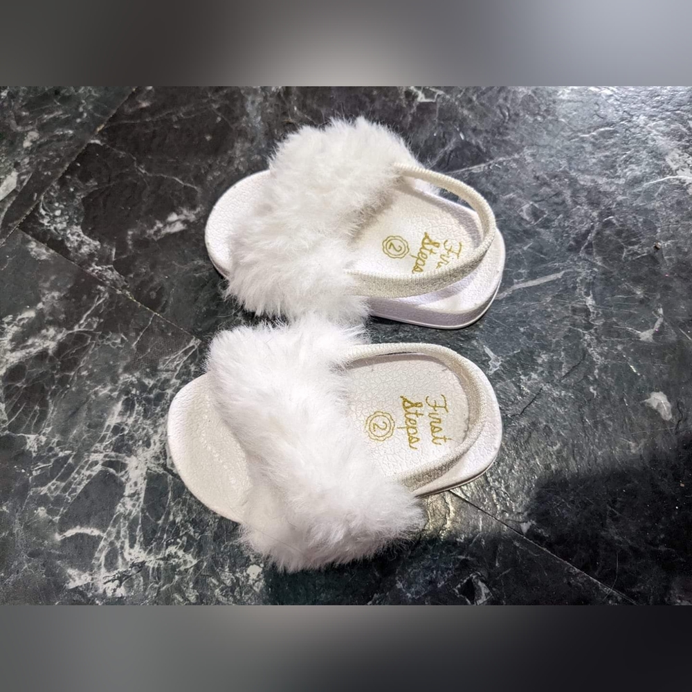 First steps baby girls slippers